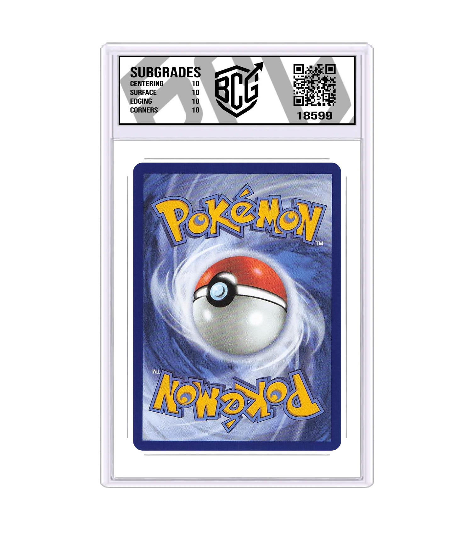 Back of the Mega Gengar ex slab