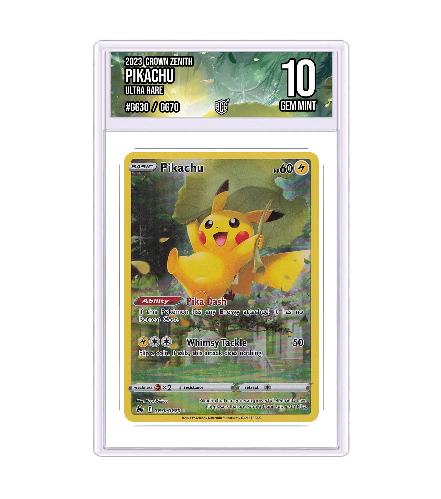 Front of the Pikachu slab