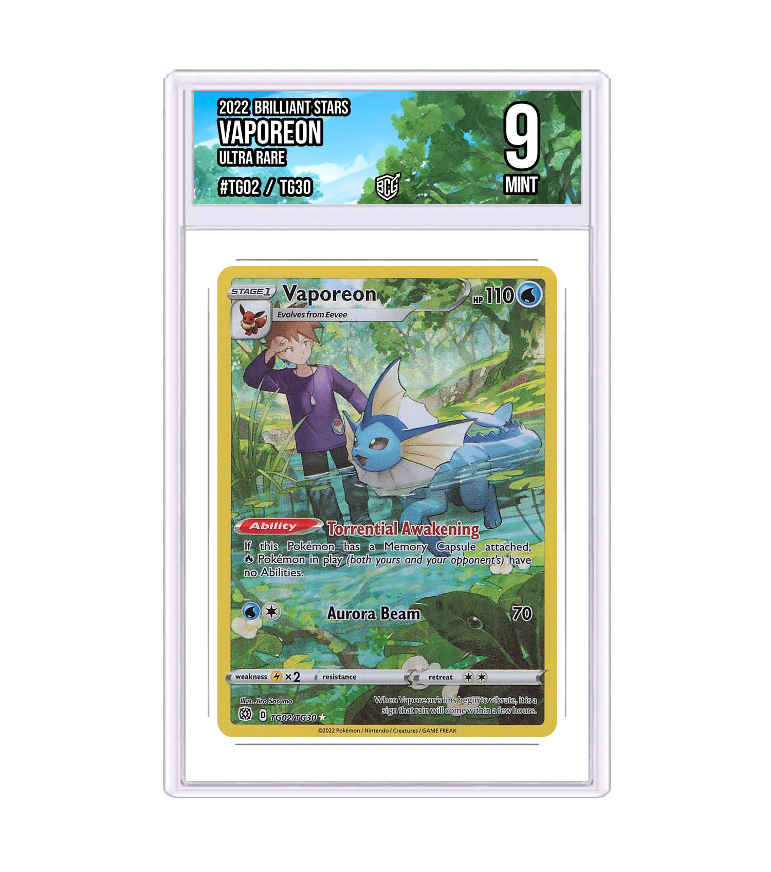 Front of the Vaporeon slab