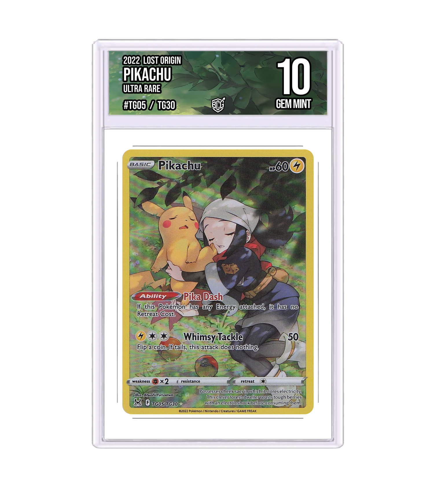 Front of the Pikachu slab