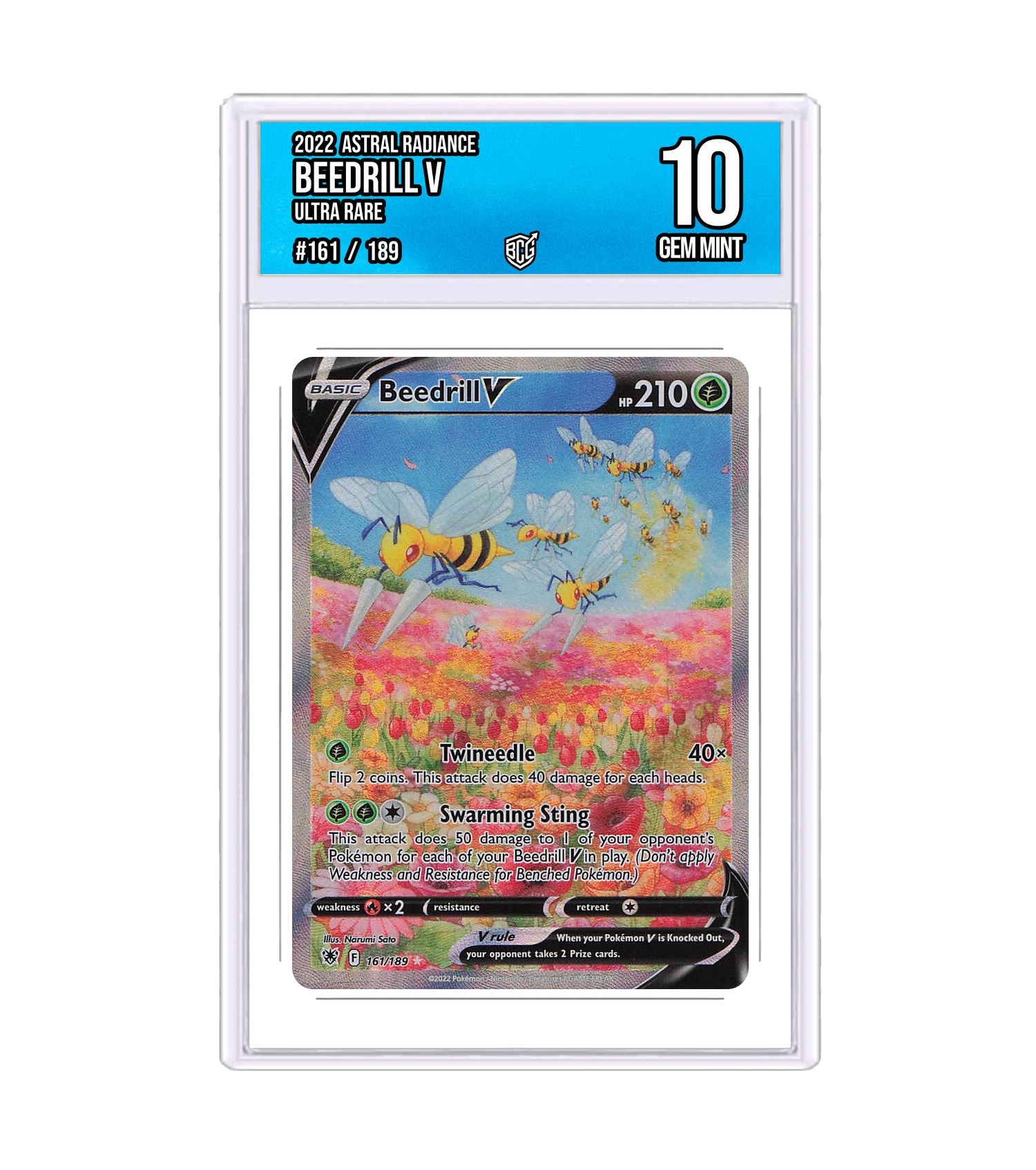 Front of the Beedrill V slab