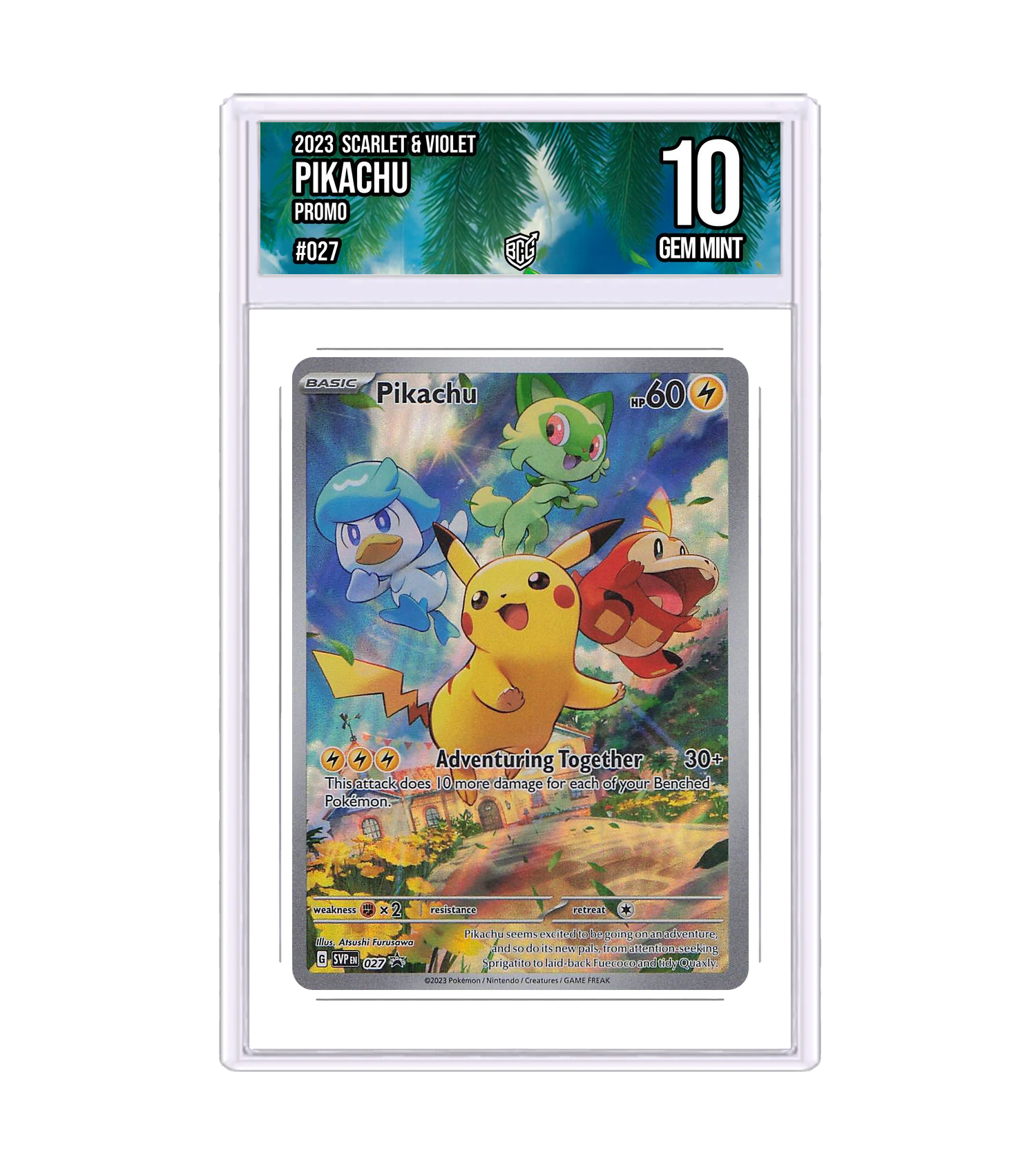 Front of the Pikachu slab