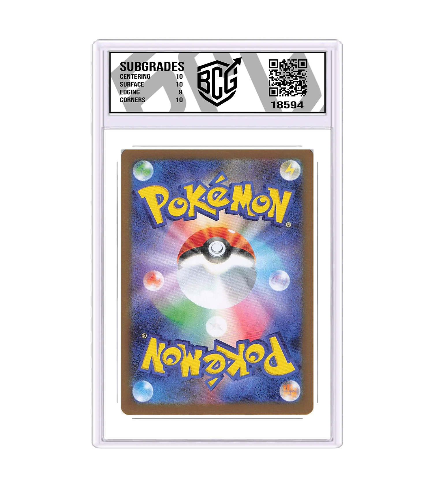 Back of the Sylveon ex slab